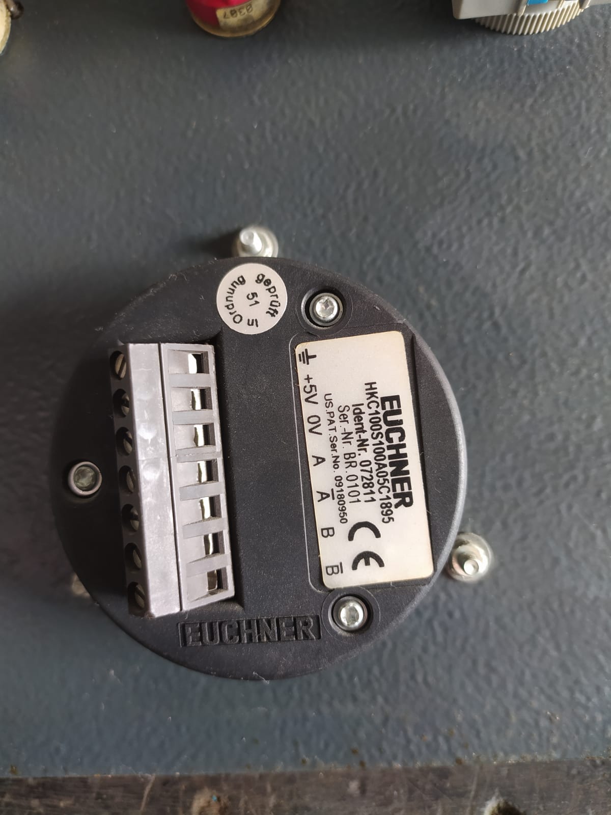 Manivela Eletronica Euchner - HKC100S100A05C1895