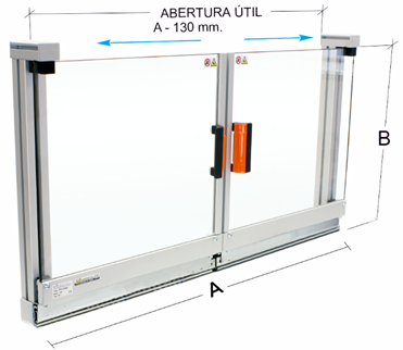 Proteção para Retifícas - 2 Portas